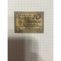 10 пфенингов (нотгельды) г. Германия.-1412