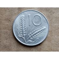 Италия 10 лир, 1975г. (D-107)