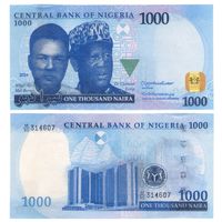 Нигерия 1000 найра 2024 год  НОВИНКА