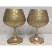 Все лоты с 1р.Бокалы бронза цена за пару