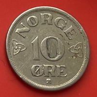 41-06 Норвегия 10 эре 1956 г.