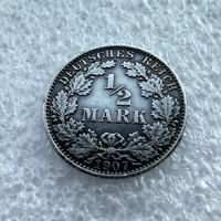 1/2 марки 1907 год D