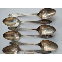 Набор столовых ложек "Космос", 20,5 см. мельхиор. Кольчугино