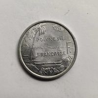 Французская Полинезия 2 франка 1973 г.