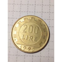 200 лир Италия 1995 год