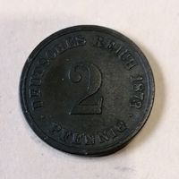 2 пфеннига 1873 А
