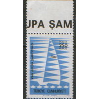 Марка из серии 1977г. Турция "ЧЕ по парусному спорту" MNH