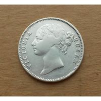 Британская Ост-Индская компания, рупия 1840 г., серебро 0.917, Виктория (1837-1901)