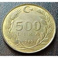 Турция 500 лир, 1989   ( 2-9-4 )