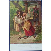 А.Сеткович. Иллюстрация к опере "Галька". Польша, Австро-Венгерский период. Начало 20-го века.