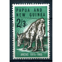 Британские колонии - Папуа Новая Гвинея - 1965г. - 50-я годовщина высадки в Галлиполи - 1 марка - полная серия, гашёная [Mi 77]. #3-WB-96-A-1