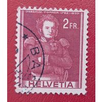 Швейцария, 1941 г., стандартный выпуск, полковник Иоахим Форрер