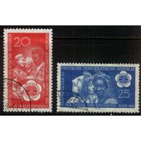 ГЕРМАНИЯ, ГДР - 1959 [Mi. 705-706] Гашеная (DDR02)