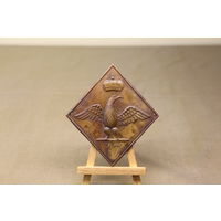 Киверная бляха армии НАПОЛЕОНА, линейный полк. ВОЙНА 1812 год. Распродажа коллекции вещей. С РУБЛЯ! АУКЦИОН!