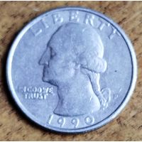 США 25 центов 1990 P