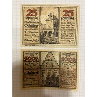 Нотгельд 25-50-75-100 пфеннигов Германия Шутторф-0301