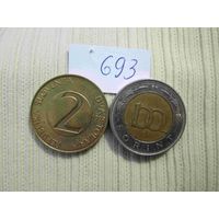 Венгрия 100 форинтов