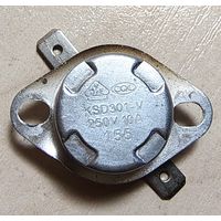 Термостат 155 градусов, нормально замкнутый 250В, 10А. Термореле KSD301 KSD. Датчик-реле температуры