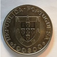 Португалия 100 эскудо, 1982 г., Международный год инвалидов, KM# 625