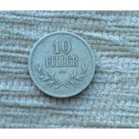 Werty71 Венгрия 10 филлеров 1916