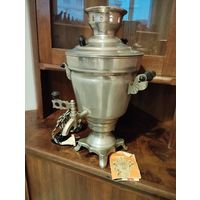 Самовар Рюмка, объем 2.5 л ( НЕ течет, Рабочий) СССР