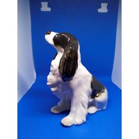 С рубля Фарфоровая статуэтка Спаниель, ЛФЗ 1С