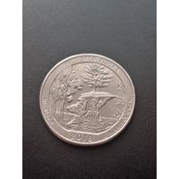 США 25 центов  2018 г. D - Национальные озёрные побережья живописных камней