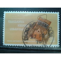 Кения-Уганда-Танганьика, 1970. Музейный экспонат. Маримба, Танзания