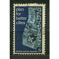 Городское планирование. США. 1967. Полная серия 1 марка