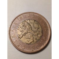 50 крона Чехия 1993  год