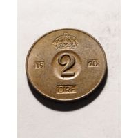 Швеция 2 оре 1970