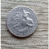 Werty71 США 1 квотер 25 центов 1976 1776 D 200 лет независимости Барабанщик