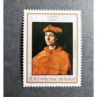 Марка Куба 1983 год 500 лет со дня рождения Рафаэля