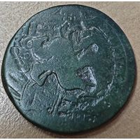 Оригинальная монета - 2 копейки 1788 года. Перечекан с Барабанов. Украшение коллекции.