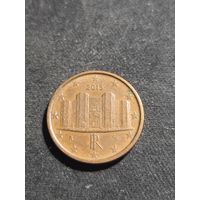 Италия 1 евроцент 2015