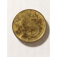 Мексика 5 песо 1985