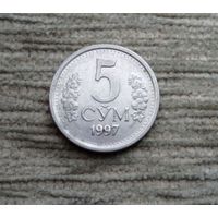 Werty71 Узбекистан 5 сум сом 1997 сумов сомов