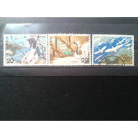 Япония, 1974. Иллюстрации к сказкам, полная серия