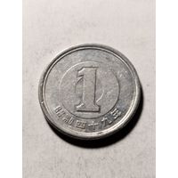Япония 1 йена 1974