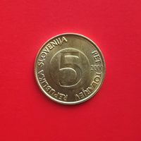 Словения 5 толаров 2000 года