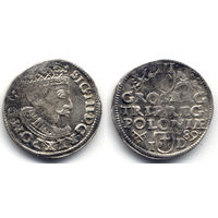 Трояк 1589, Сигизмунд III Ваза, Познань