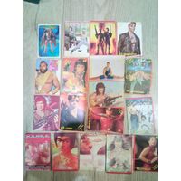 Вкладыши, карточки Street fighter разные