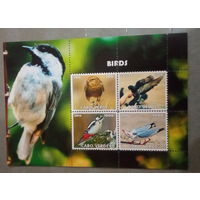 СЕРИЯ Блоков птицы  фауна MNH