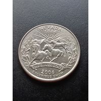 США 25 центов 2006 г. D - Невада