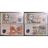 Маврикий, 100 и 200 рупий 2024г.