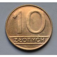Польша, 10 злотых 1990 г.