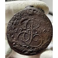 5 копеек 1786 ЕМ без МЦ.