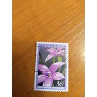 1986 Австралия орхидея флора цветы (4-5)