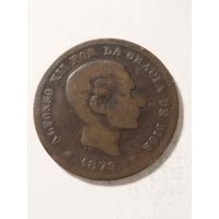 Испания 5 сентим 1879