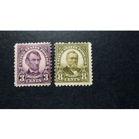 США\а89\ 1923-1927 скотт560.ск635 президент кц20.5дол